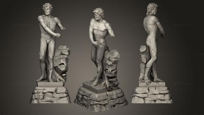Statues antique and historical (Herkules Musagetes, STKA_0861) 3D models for cnc